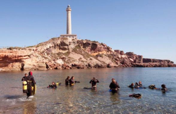 קאבו דה פאלוס Cabo Palos Apt Salinas Marchamalo*Playa Amoladeras מראה חיצוני תמונה